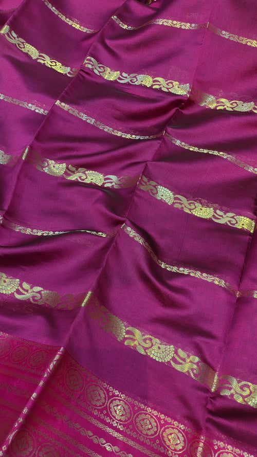 Magenta Soft Art Silk Banarasi Saree