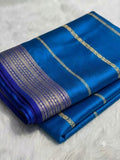 Blue Soft Art Silk Banarasi Saree